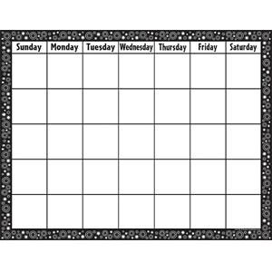 black and white calendars