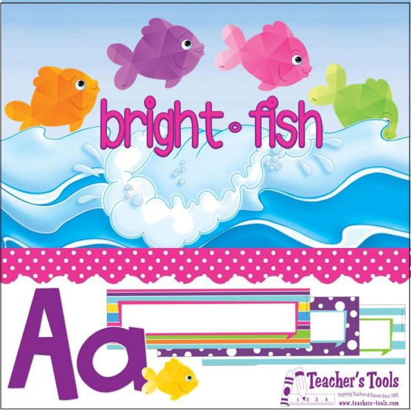Stationery School Equipment Tcr 3549 Large Colorful Fish