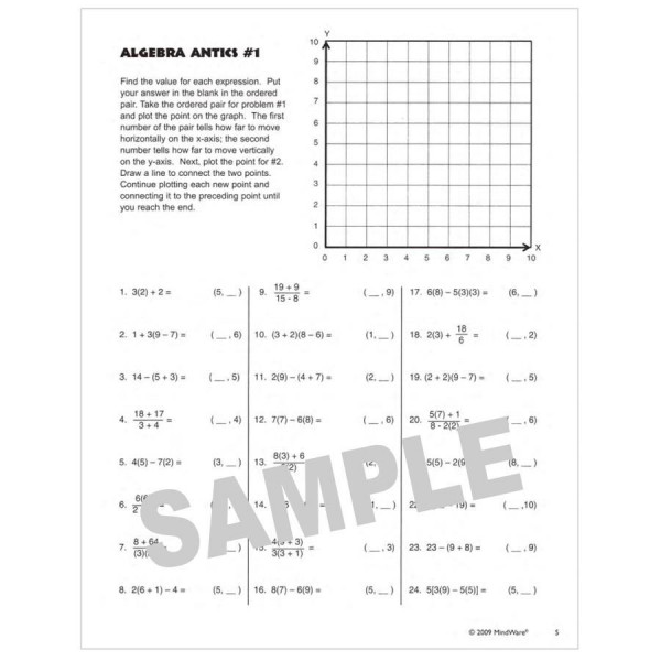 Math Mosaics: Algebra Antics