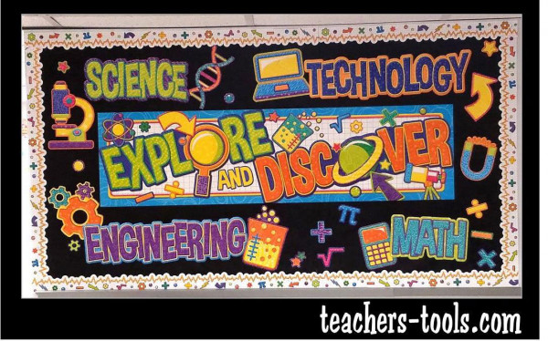 Stem Banner Bulletin Board Decoratives Science Shop By