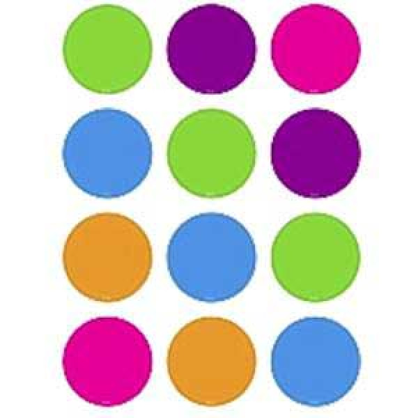 Bright Colors Circles Mini Cut Outs Colors Patterns Shop By Color