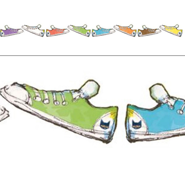 Pete The Cat Groovy Shoes Die Cut Border Patterns Borders