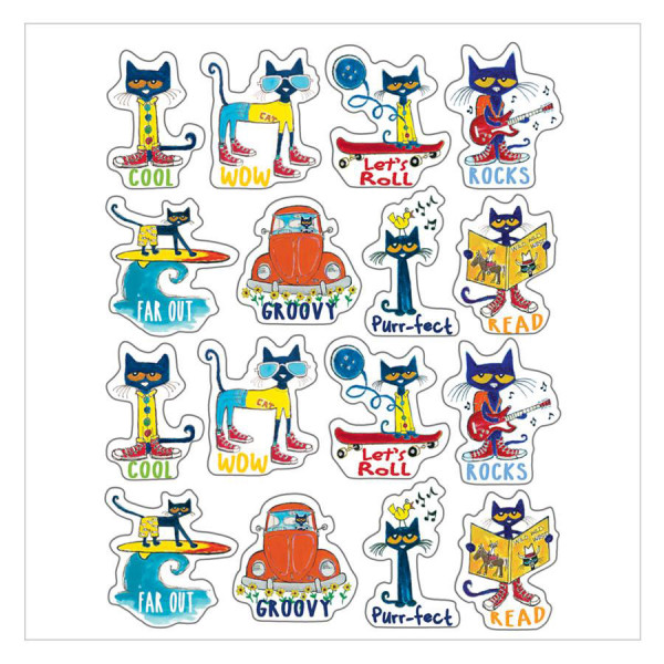 Pete The Cat Stickers Shop By Color Or Theme