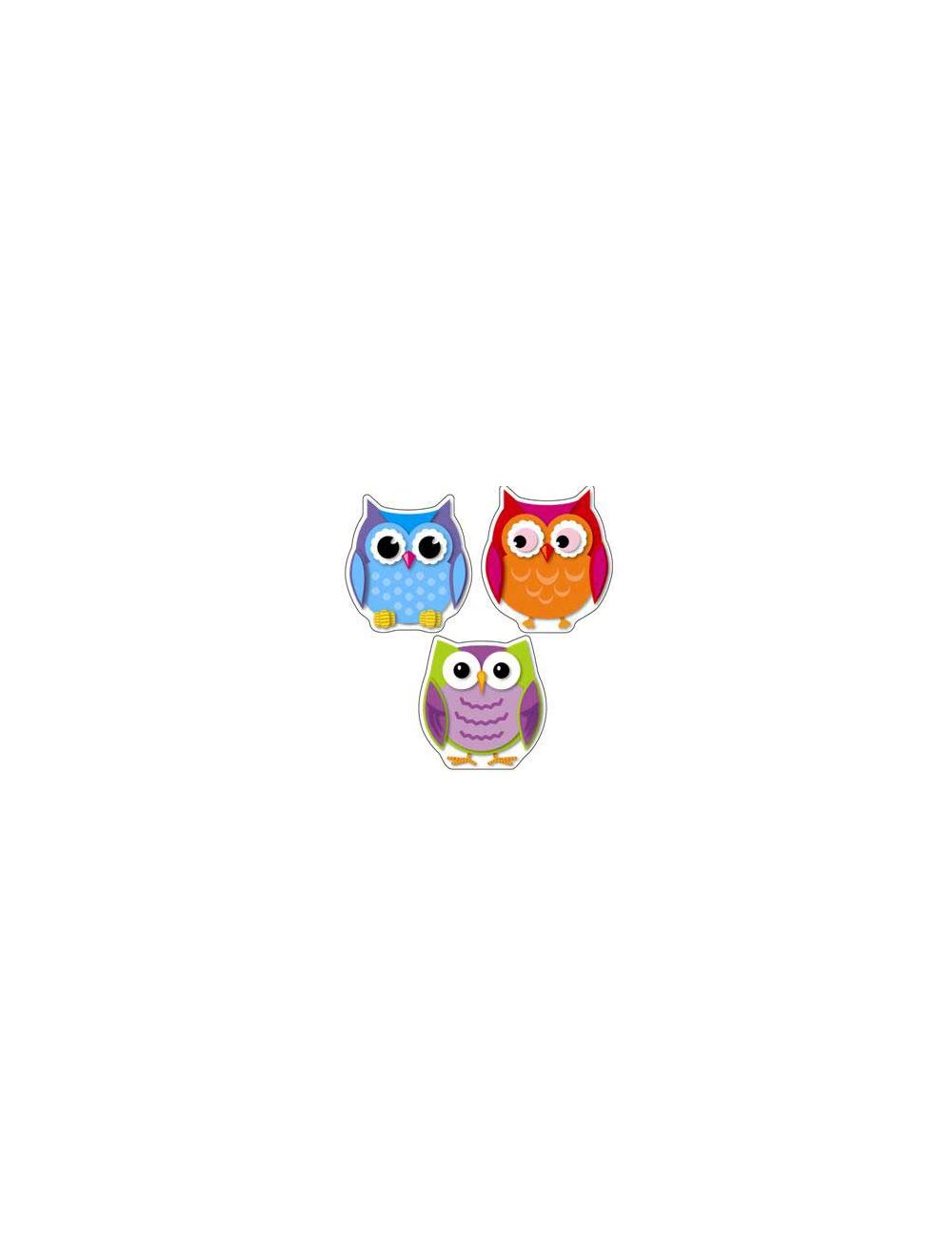 36 Owl Sturdy Carson-dellosa Colorful Owls Cut-outs Multicolor cdp120107