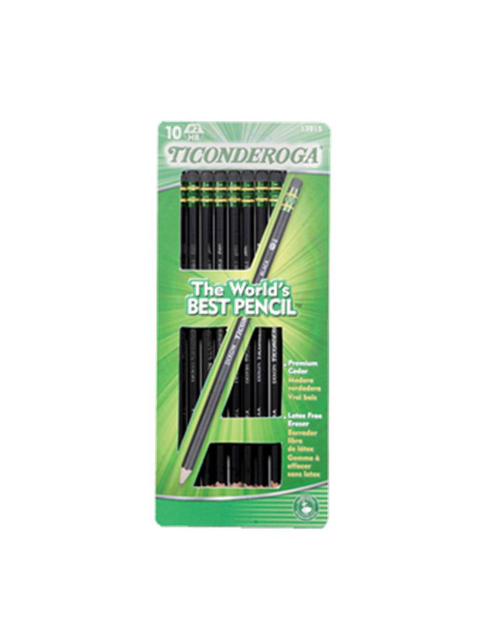 Ticonderoga Black Pencils-10 Pack