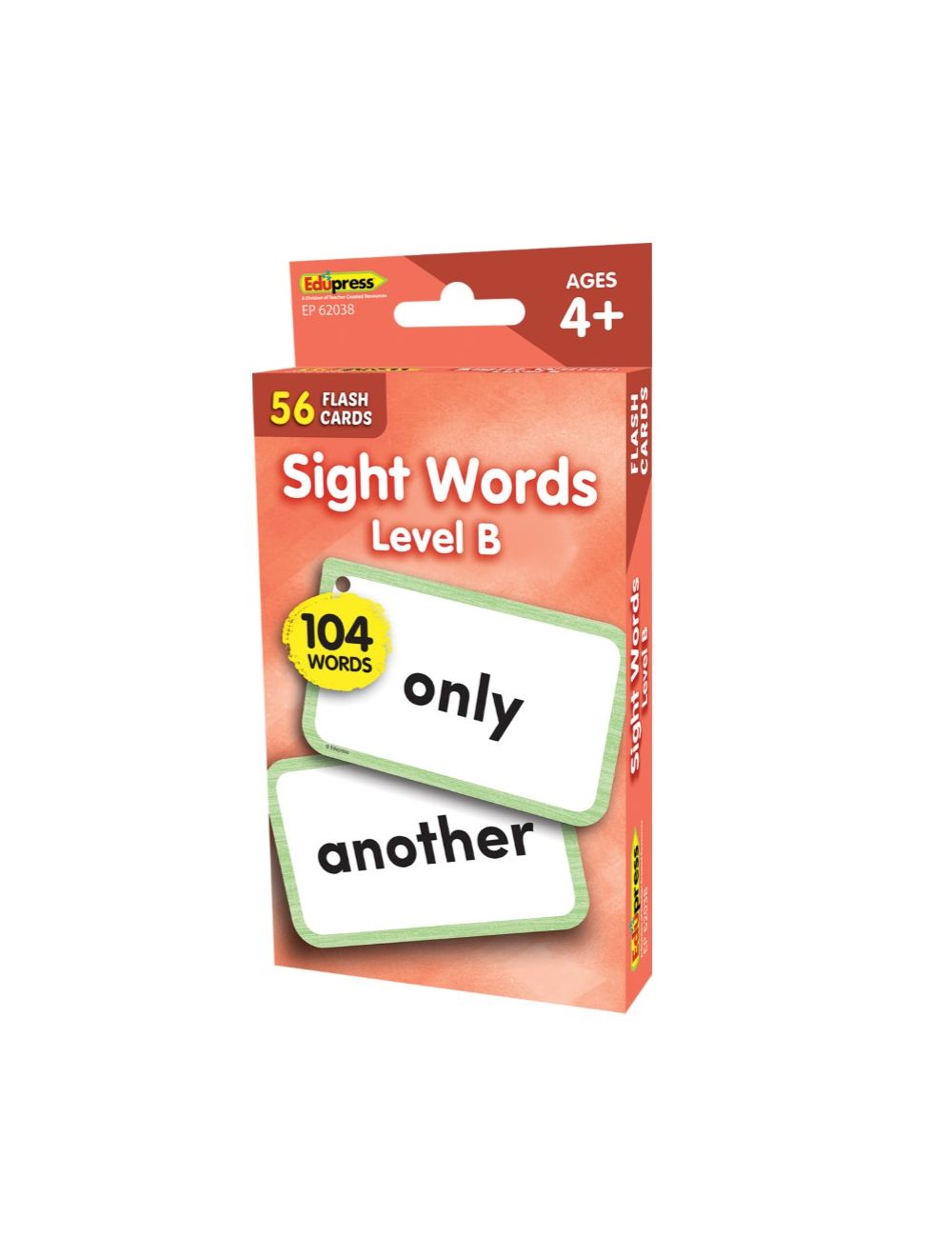 Sight Words Beginning Words Flash Cards Level B