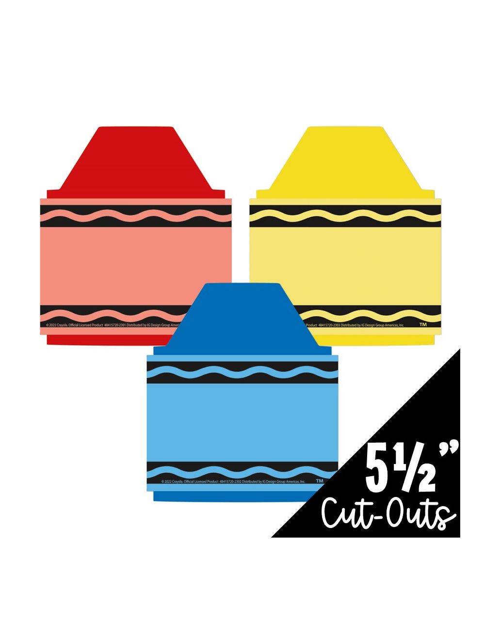Crayola Crayons CutOuts