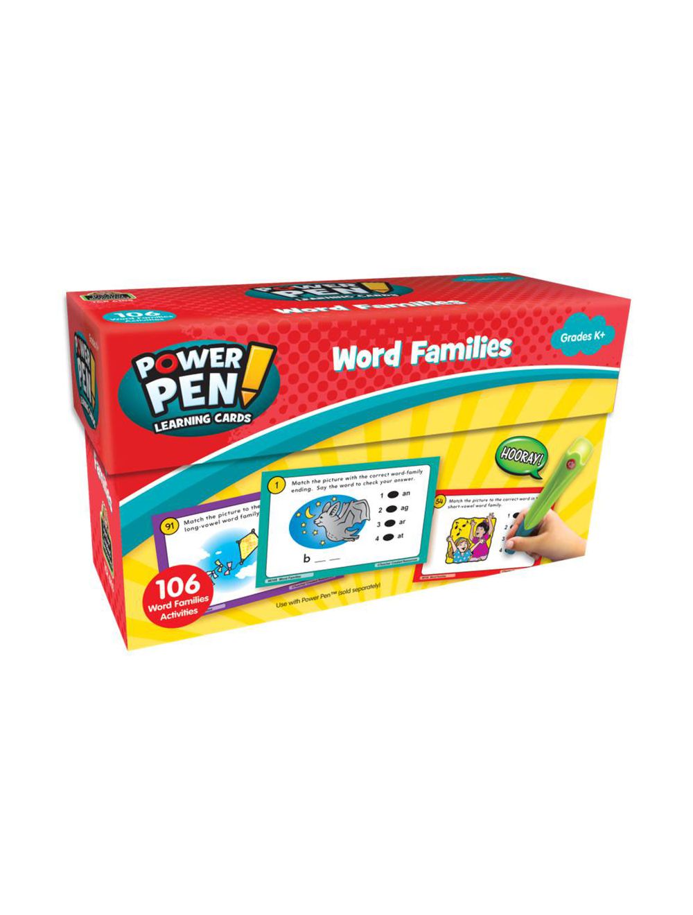 Power Pen Learning Cards: Word Families