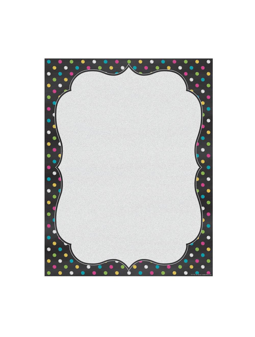 Chalkboard Brights Blank Chart 