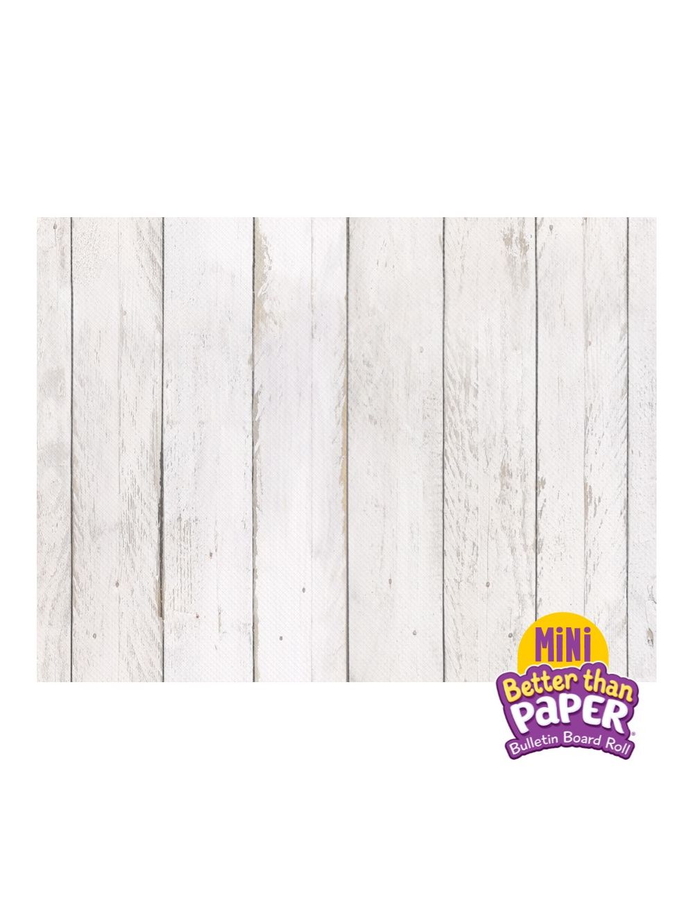 White Shiplap Better Than Paper Mini Roll18"x12'