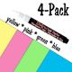 Bistro Chalk Marker Set- Fluorescent Fine 4 Pack