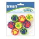 Pawprints Assorted Pencil Toppers-Bag of 8