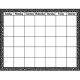 Black & White Circles Calendar Poster