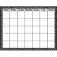 Black & White Circles Calendar Poster