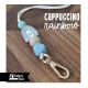 Cappuccino Rainbow Beaded Lanyard