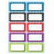 Color Dots Wipe-Off Magnetic Nameplates