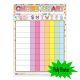 Confetti Chore Chart Smart Poly PosterMat