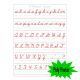 D'Nealian Cursive Alphabet Smart Poly PosterMat