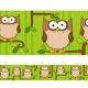 Woodland Owls Border