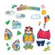 Dress Me For the Weather Sloth Bulletin Board