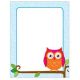 Colorful Owls Blank Poster