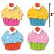 Cupcakes Mini Assorted Cut-Outs