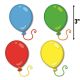 Balloons Mini Assorted Cut-Outs