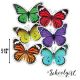 Schoolgirl Style Woodland Butterflies Cut-Outs