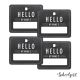 Schoolgirl Style Cafe Chalkboard Hello Nametags