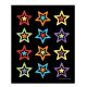 Watercolor Star Shape Stickers