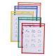 C-Line Reusable Dry Erase Pockets-Primary 10 Pack