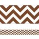 Chocolate Chevron Border