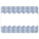 Painted Palette Slate Gray Ombre Scallop Nametags