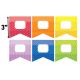 Painted Palette Rainbow Pennants 3