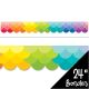 Painted Palette Rainbow Ombre Scallop EZ Border