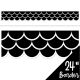 Black Scallops E-Z Border