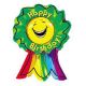 Happy Birthday Ribbon Stickers