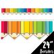 Colorful DoodlePencils EZ Border