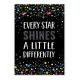 Star Bright Every Star Shines Inspire U Poster