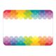 Painted Palette Rainbow Scallops Nametags