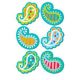 Dots on Turquoise Paisley 6