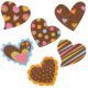 Dots on Chocolate Hearts 1
