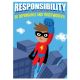 Responsibility Superhero Inspire U Poster