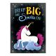 Unicorn Dream Big and Sparkle On! Inspire U Poster