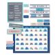 Calm & Cool Calendar Bulletin Board