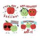 Apple Scented Jumbo Stickers