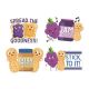 Peanut Butter & Jelly Scented Jumbo Stickers