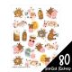 Brown Cows Scented Stickers-Chocolate Milk