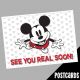 Mickey See You Real Soon Teacher Cards