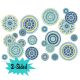 Blue Harmony 2-Sided Decoration Kit